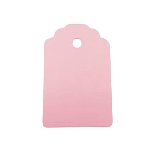 Tag Decorativa Rosa Claro - 4,5x7cm - 10 unidades - Rizzo