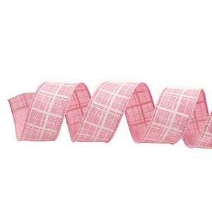 Fita Aramada - Xadrez Rosa - 3,8cmx9,14m - 1 unidade - Cromus - Rizzo