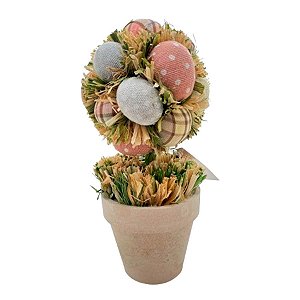 Vaso Decorativo Árvore de Ovinhos de Páscoa - 22cm - 1 unidade - Rizzo