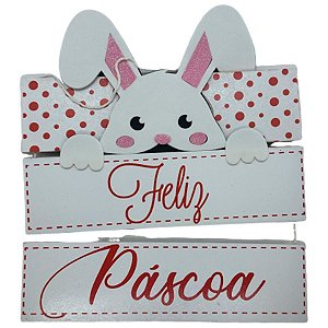 Placa 3 Partes Páscoa - Feliz Páscoa - 1 unidade - Grintoy - Rizzo