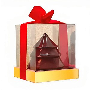 Caixa Gourmet com Borda & Berço - Natal - Ouro  - 5 unidades - Crystal - Rizzo