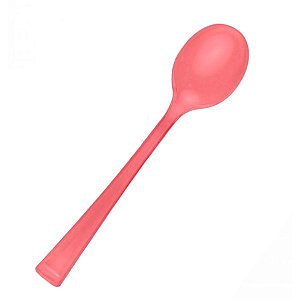 Colher Resistente para Ovo de Colher Rosa Bebê - 13cm - 50 unidades - BlueStar - Rizzo