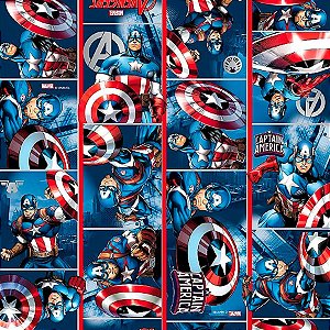 Folha para Ovos de Páscoa Capitão América 69x89cm - 25 unidades - Cromus - Rizzo