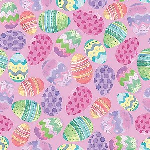 Folha para Ovos de Páscoa Blush 69x89cm - 25 unidades - Cromus - Rizzo