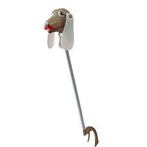Brinquedo Boca Maluca Cachorrinho - Begê Branco - 1 unidade - Rizzo