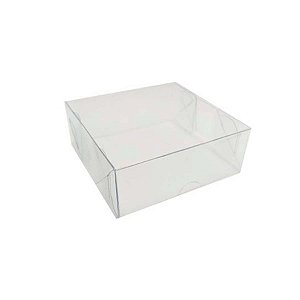 Caixa de PVC K16 - Cristal 8x8x4cm - 10 unidades - ASSK - Rizzo