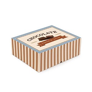 Cesta na Caixa - Tons de Chocolate - 1 unidade - Cromus - Rizzo