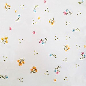 Papel Celofane Decorado Florido 1m x 85cm - 5 unidades - Cromus - Rizzo