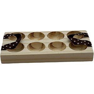 Bandeja para Doces Marrom - Páscoa - 1 unidade - FlorArte - Rizzo