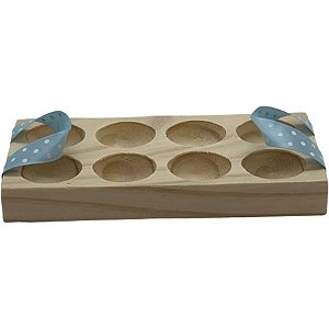 Bandeja para Doces Azul - Páscoa - 1 unidade - FlorArte - Rizzo