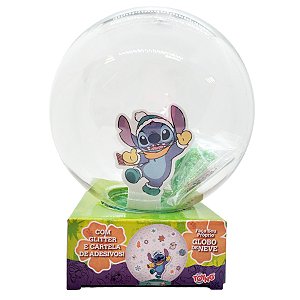 Globo de Neve Stitch - Faça Você mesmo - 13cm - 1 unidade - Rizzo