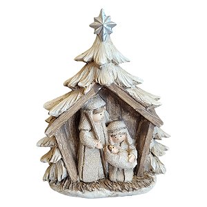 Enfeite de Natal em Resina - Sagrada Família - 15x10cm - 1 unidade - Rizzo