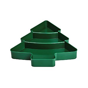 Petisqueira Árvore De Natal - Verde - 28cm - 1 unidade - Rizzo