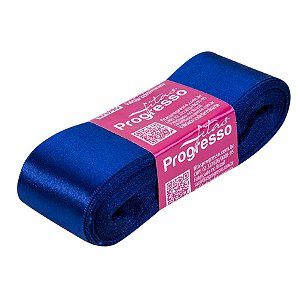 Fita de Cetim 38mm nº9 - 10m Cor 1199 Azul Bic - 1 unidade - Fitas Progresso - Rizzo