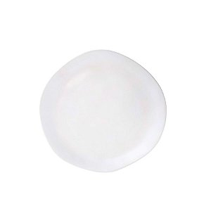 Prato Cerâmica Premium Sobremesa - Branco Mate - 20cm - 1 unidade - Rizzo