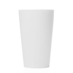 Copo de Acrílico Durável 300ml  - Branco - 1 unidade - Rizzo