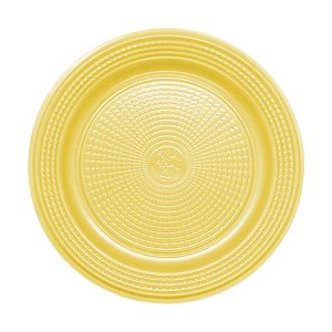 Prato Descártavel BioDegradável Descártavel  - Amarelo Candy - 10 unidades - Rizzo