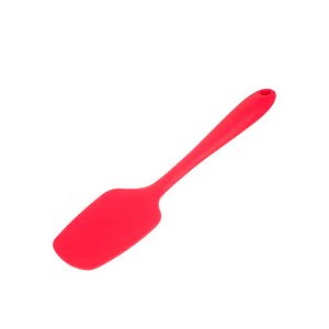 Espatula Colher de Silicone Vermelho - 28cm - 1 unidade - Rizzo