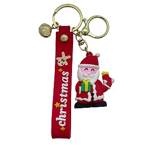 Chaveiro Papai Noel - 5cm - 1 unidade - Rizzo