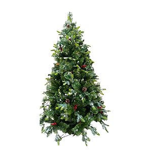 Árvore de Natal Modelo Canela Pinha - 1287 Galhos - 2,10m - Ref. RZO372 - 1 unidade - Rizzo