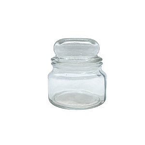 Pote de Vidro Bomboniere com Tampa Hermética - 10x11cm - 450ml - 1 unidade - Rizzo