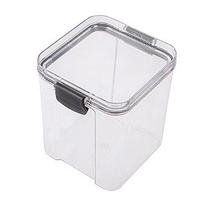 Pote de Plástico Hermetico - Trava Fácil - 900ml - 10,2 x 12 cm - 1 unidade - Clink - Rizzo