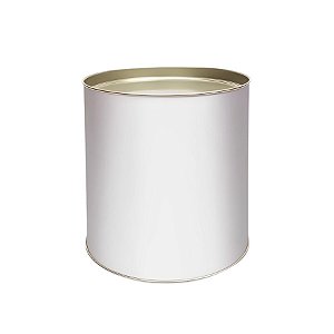 Lata Para Doce Rígida - Branca - 1 unidade - Cromus - Rizzo