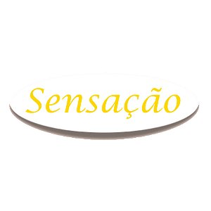 Adesivo "Sensação" - Ref.2291 - Hot Stamping - 100 unidades - Stickr - Rizzo