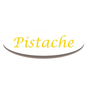 Adesivo "Pistache" - Ref.2289 - Hot Stamping - 100 unidades - Stickr - Rizzo