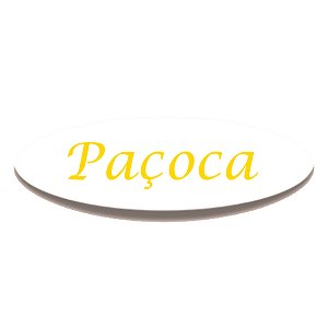Adesivo "Paçoca" - Ref.2288 - Hot Stamping - 100 unidades - Stickr - Rizzo
