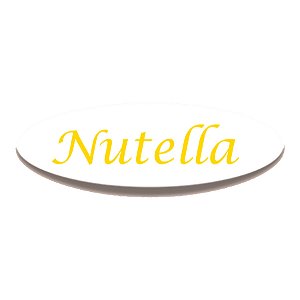 Adesivo "Nutella" - Ref.2287 - Hot Stamping - 100 unidades - Stickr - Rizzo
