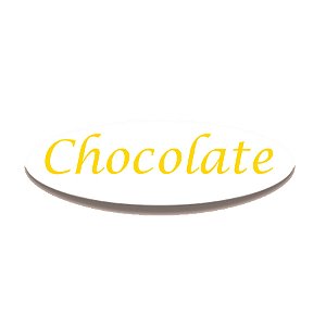 Adesivo "Chocolate" - Ref.2279 - Hot Stamping - 100 unidades - Stickr - Rizzo