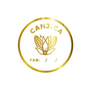 Adesivo "Canjica" - Ref.2216 - Hot Stamping  - 40 unidades - Stickr - Rizzo
