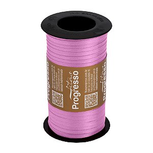 Fita de Cetim Carretel T900/000 4mm - 100m Cor 2058 Orquídea  - 1 unidade - Fitas Progresso - Rizzo