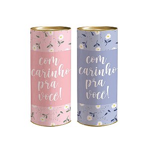 Lata para Presente Agatha 20x9,1cm - 01 unidade - Cromus - Rizzo