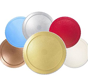 Base para Bolo Cake Board Redondo 24 cm com 1un. Ultrafest