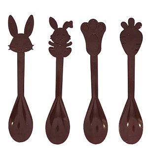 Colheres Decorativas de Páscoa com 12 unidades - Festplastik - Rizzo