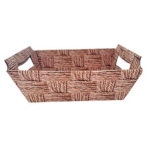 Cesta de Papel Cartão - Botânica - 20x15x8cm - 1 unidade - Cromus - Rizzo