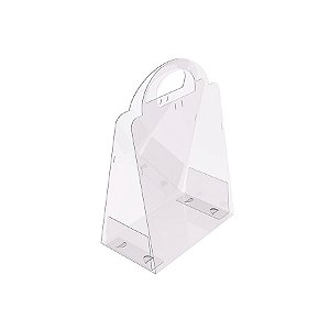 Sacola Transparente Bag com Alça M - 26x18x10cm - 1 unidade - Rizzo
