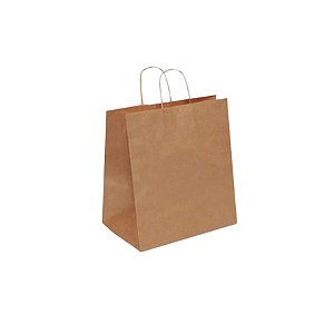 Sacola de Papel PP 13,5x8x21 - Kraft - Embalagem Econômica - Ref. 4945 - Rizzo