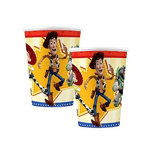 Copo de Papel Festa Toy Story 4 - 180ml - 8 unidades - Regina - Rizzo Festas
