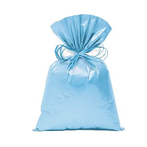Saco para Presente Perolado - Azul Pastel - Cromus - Rizzo