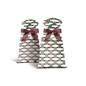 Saco para Presente Decorado - Land - Cromus - Rizzo