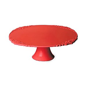 Boleira Vermelha - 29x29x10cm - 1 unidade - Cromus - Rizzo