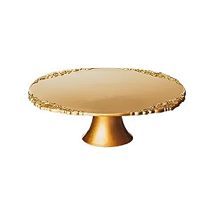 Boleira Ouro - 31x31x10cm - 1 unidade - Cromus - Rizzo