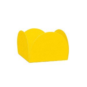 Porta Forminha - Amarelo - 3,5x3,5x2,5cm - 50 unidades - Regina - Rizzo
