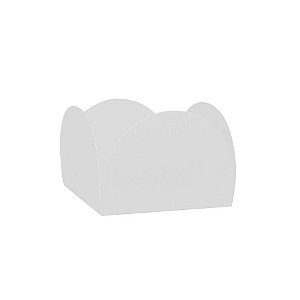 Mini Porta Forminha - Branco - 3x3x2,25cm - 50 unidades - Regina - Rizzo