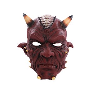 Máscara de Halloween - Demônio Oberon - 28cm - 1 unidade - Cromus - Rizzo