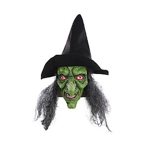 Máscara de Halloween - Bruxa Velha - 70cm - 1 unidade - Cromus - Rizzo