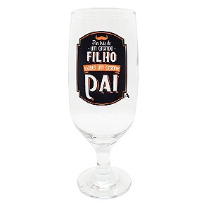 Taça de Vidro para Cerveja - Grande Pai - 300ml - 1 unidade - Allmix Presentes - Rizzo